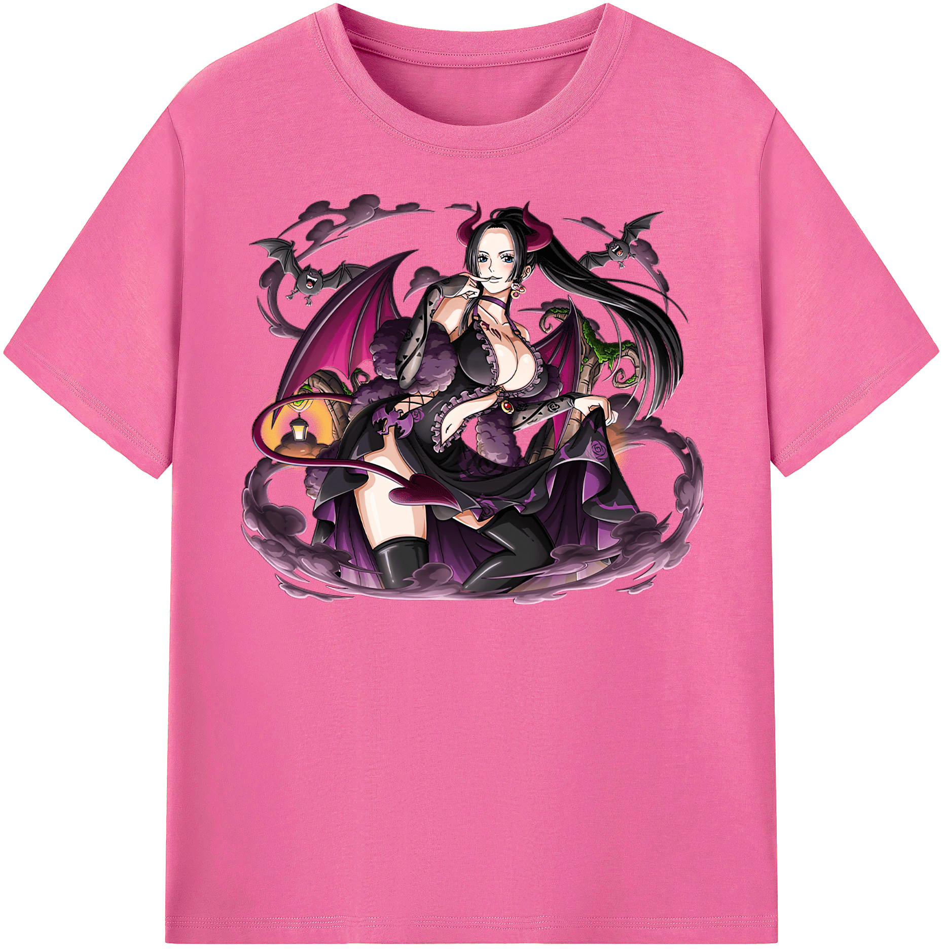 ワンピース ボア・ハンコック ONE PIECE Boa·Hancock レディースカジュアルプリントTシャツ（綿100％）
